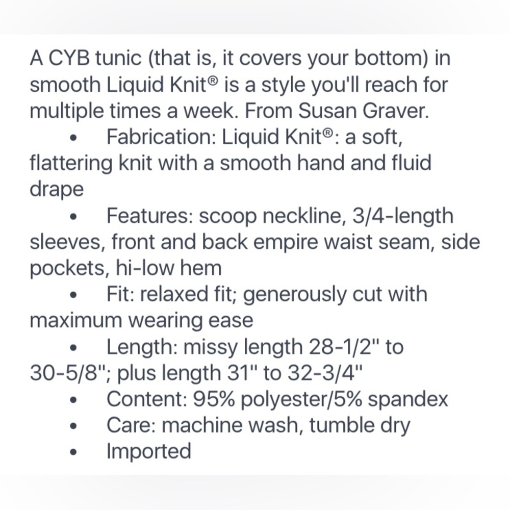 Susan Graver Hi-Low Tunic - Picture 12 of 12